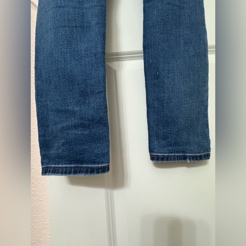 Refuge Denim Colombia Blue Skinny High Rise Curvy Distressed Jeans Size 9 - Picture 4 of 4